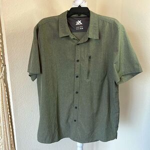Men's ZeroXposur Short Sleeve Button Down Shirt ~ Size XL